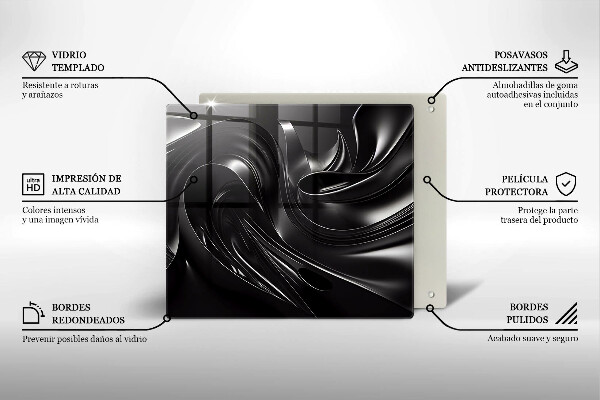 Worktop saver Black mass abstraction