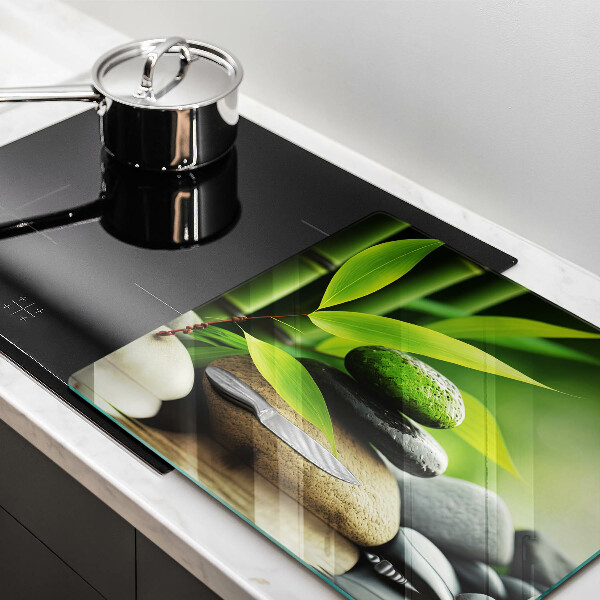 Worktop saver Zen bamboo stones