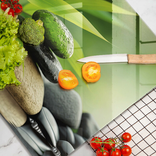 Worktop saver Zen bamboo stones