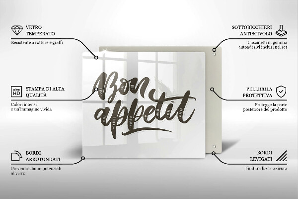 Worktop saver The inscription Bon Appetit