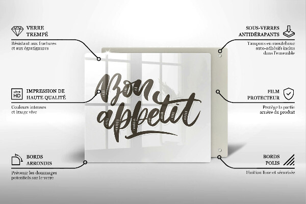 Worktop saver The inscription Bon Appetit