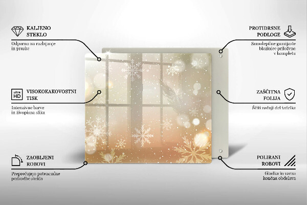 Worktop saver Snowflakes