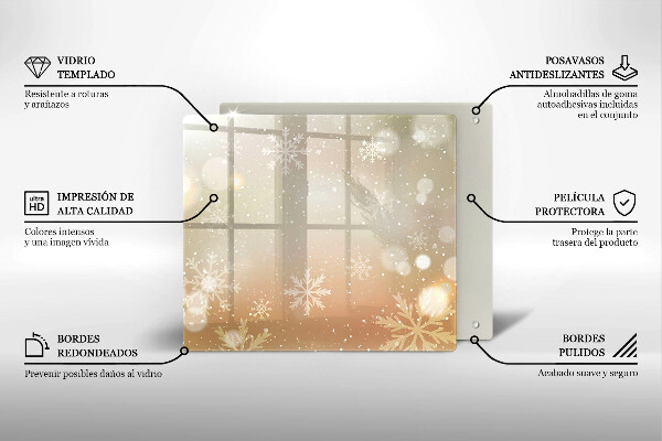 Worktop saver Snowflakes