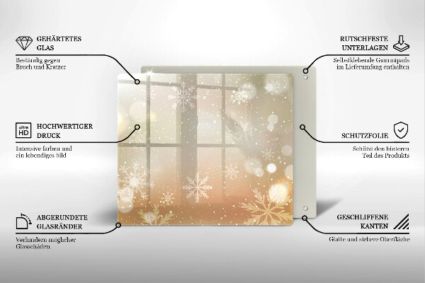 Worktop saver Snowflakes