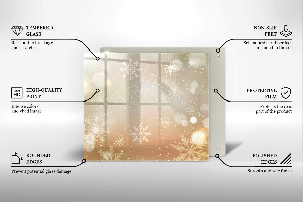 Worktop saver Snowflakes