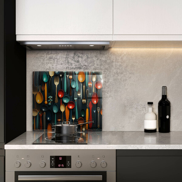 Worktop saver Colorful spoons and forks