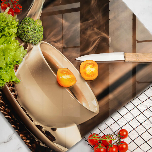 Worktop saver Cup and coffee beans