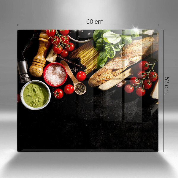 Worktop saver Italian ingredients and spices