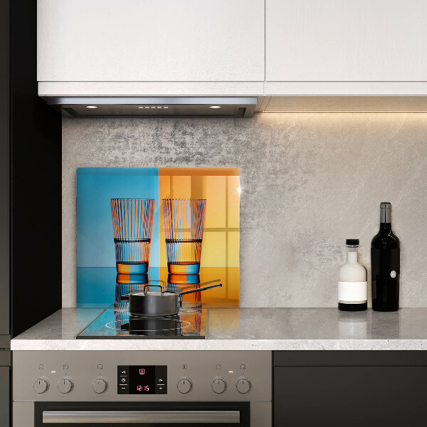 Worktop saver Two glasses of water