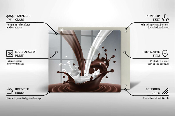 Worktop saver Milk and chocolate