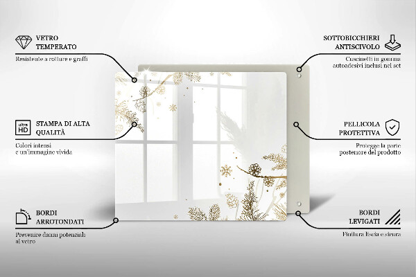 Worktop saver Winter decorations