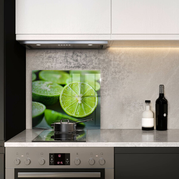 Glass worktop saver Lime citruses