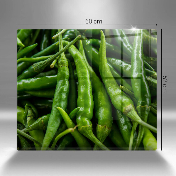 Glass worktop saver Pods peas