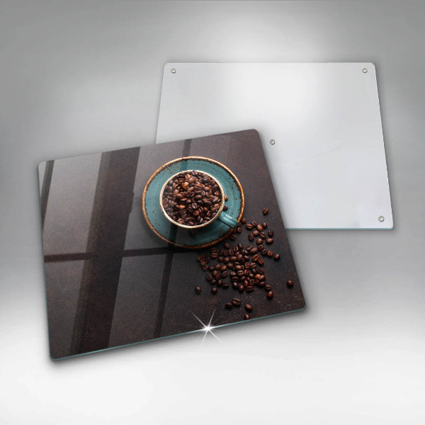 Glass worktop saver Coffee grain cup