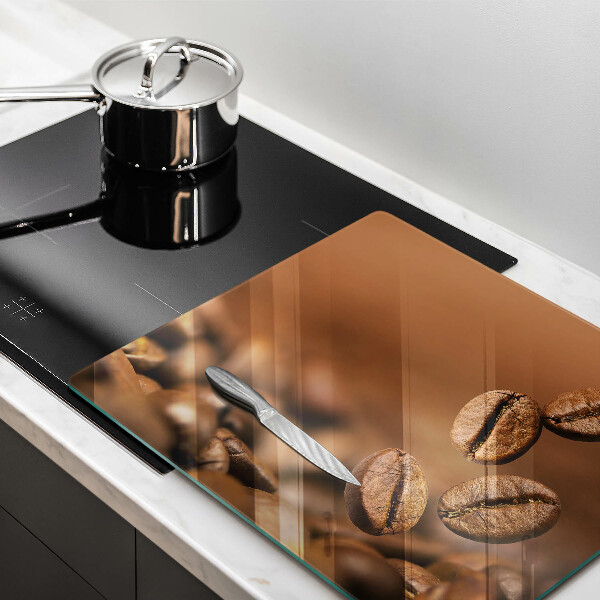Glass worktop saver Coffee beans