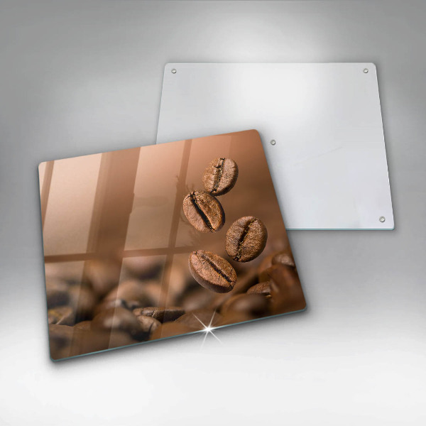 Glass worktop saver Coffee beans