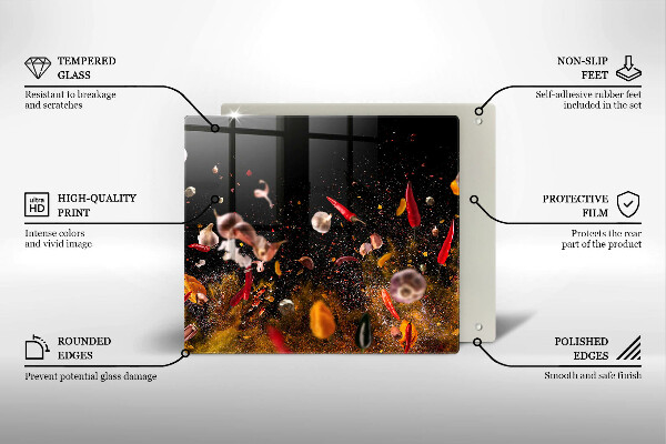 Work surface savers Hot spices