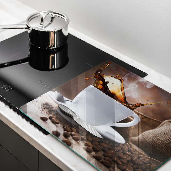 Work surface savers Cup and coffee beans