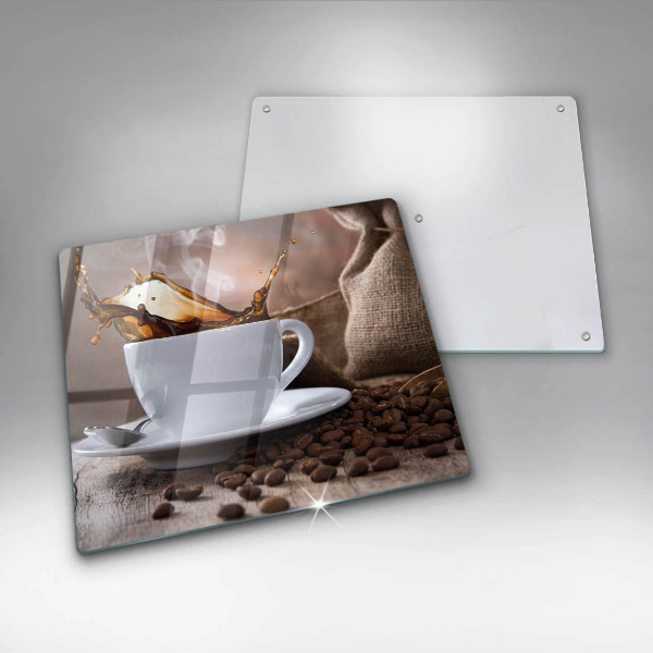Work surface savers Cup and coffee beans
