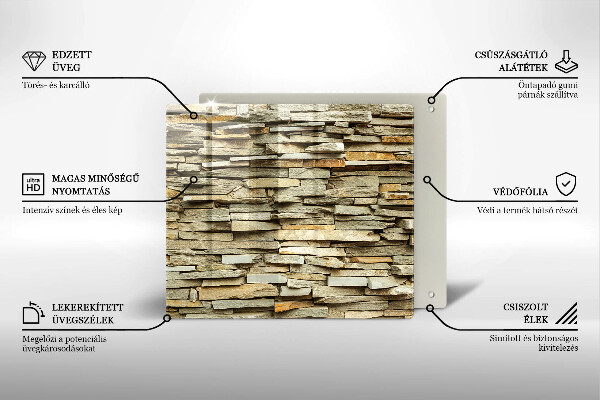 Work surface savers Decorative stones