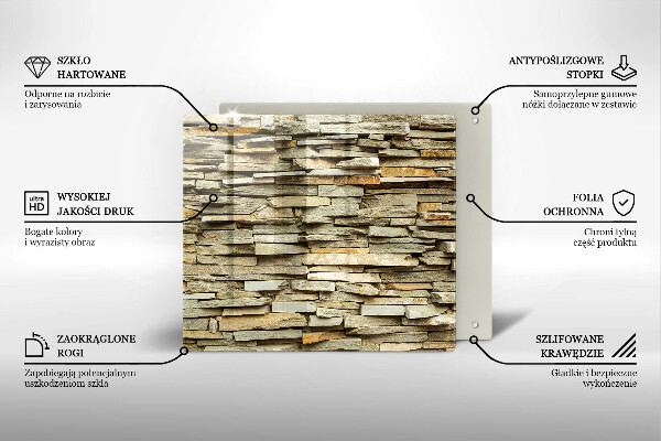 Work surface savers Decorative stones