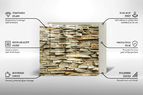 Work surface savers Decorative stones