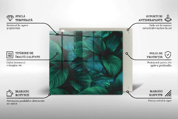 Work surface savers Jungle leaves