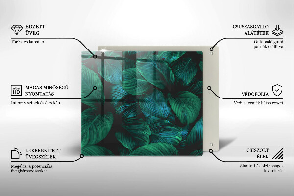 Work surface savers Jungle leaves