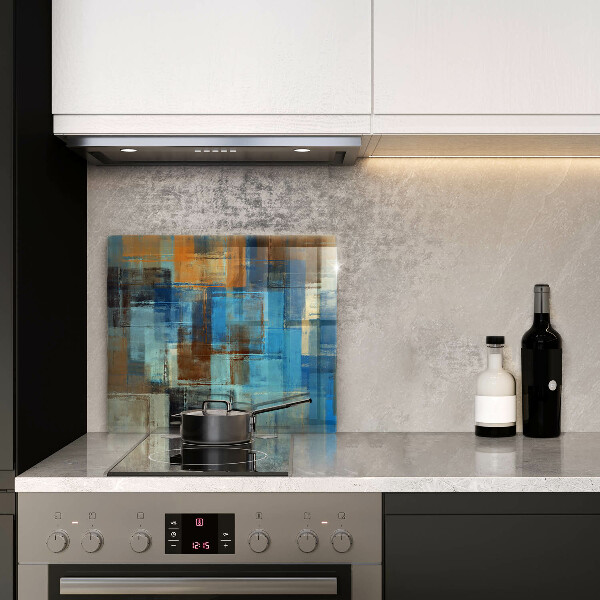 Induction hob protector Painted background