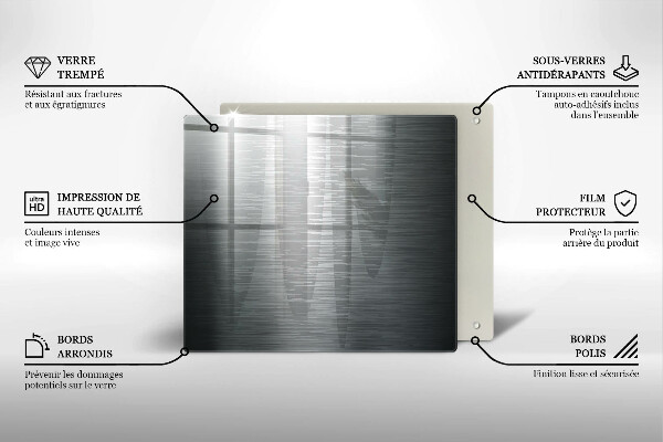 Work surface savers Metal texture