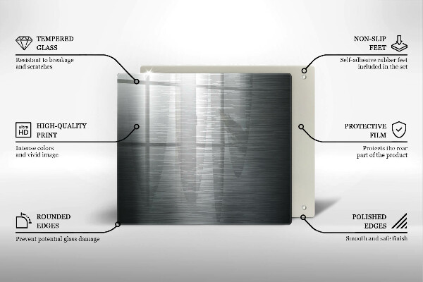 Work surface savers Metal texture