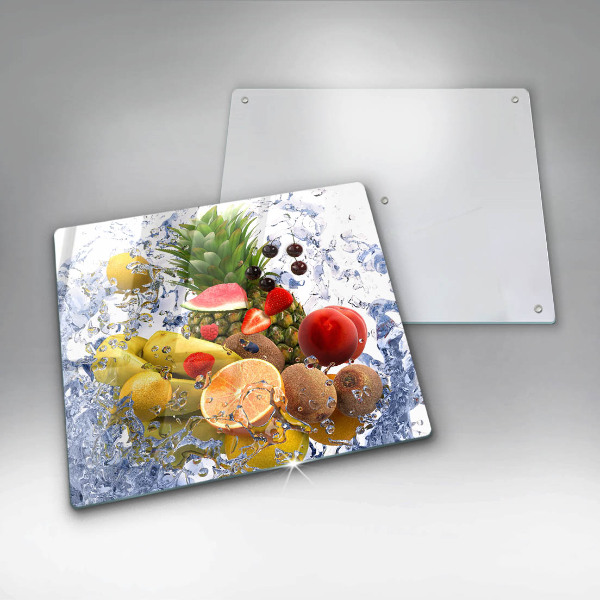 Work surface savers Juicy fruit and water