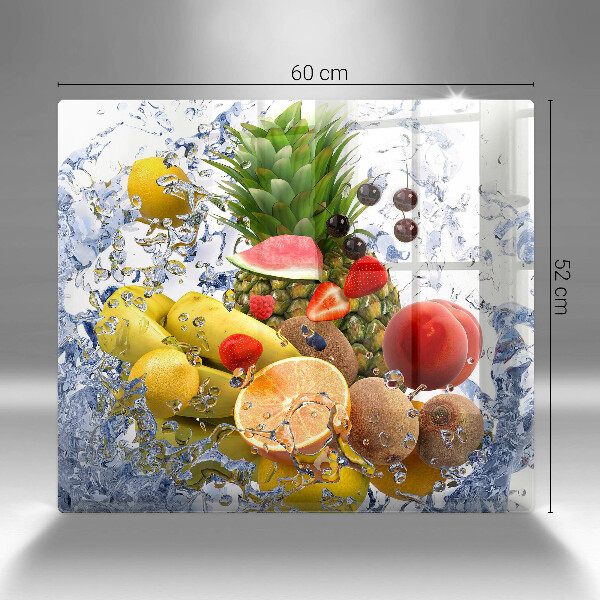 Work surface savers Juicy fruit and water