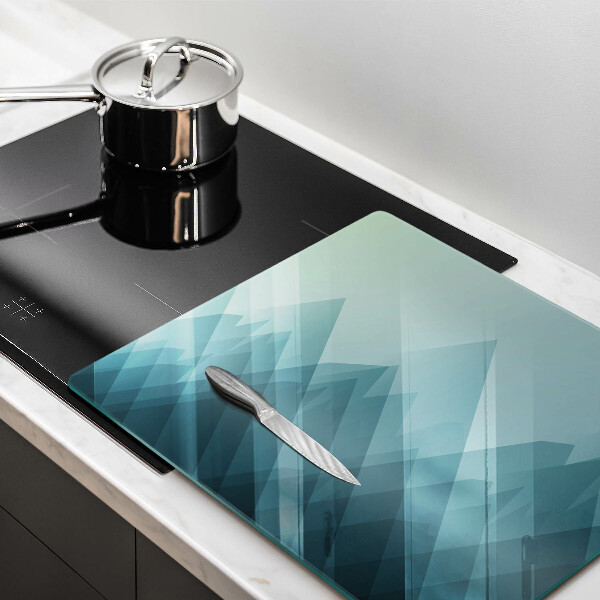 Induction hob protector Abstract mountains