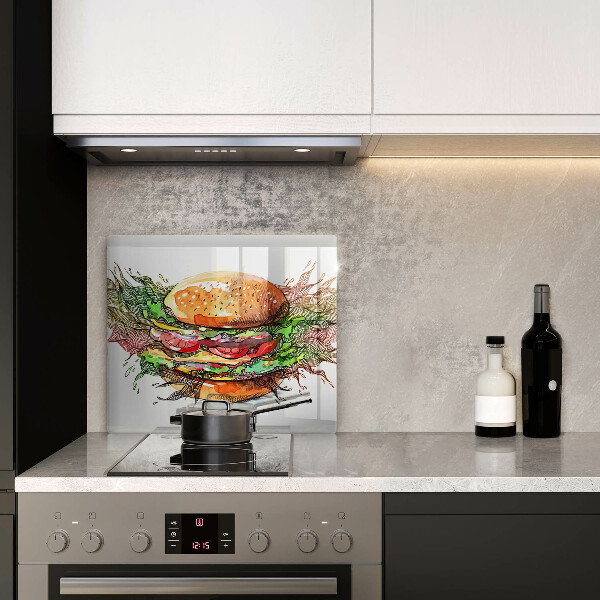 Work surface savers Drawing hamburger