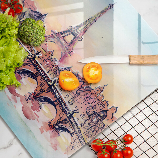 Work surface savers Paris landscape Eiffel Tower