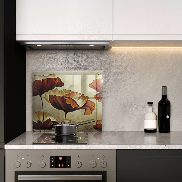 Work surface savers Painted boho flowers