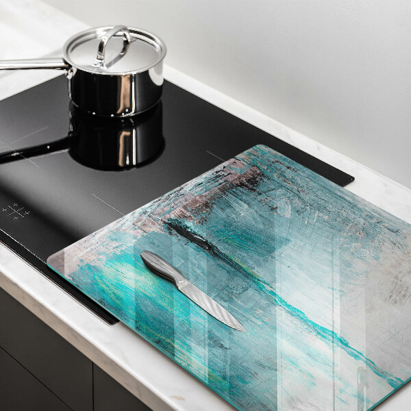 Induction hob protector Background paint abstraction