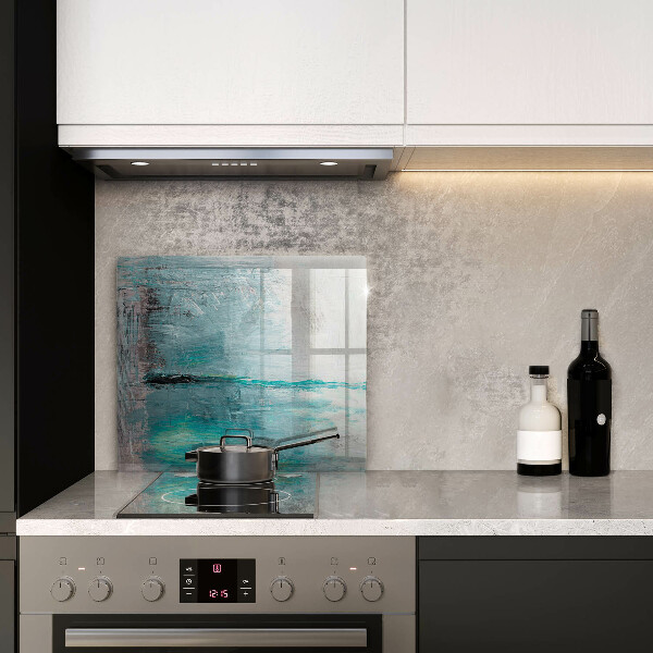 Induction hob protector Background paint abstraction