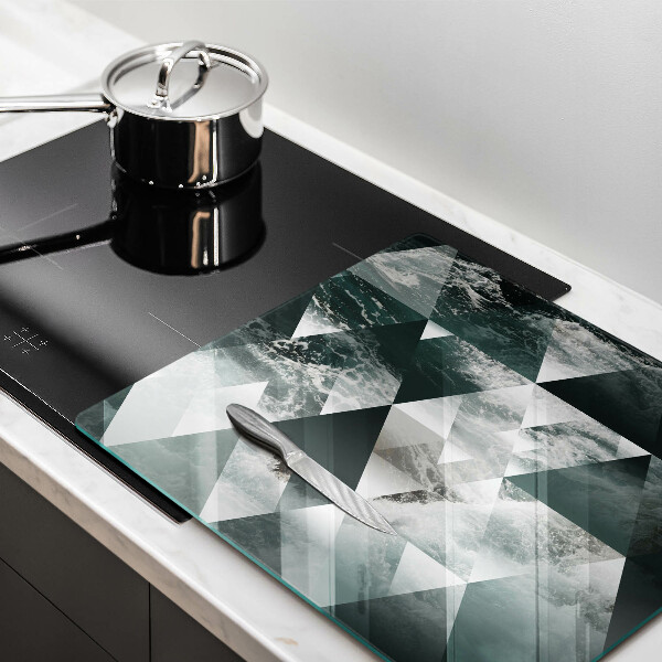 Work surface savers Triangles and water