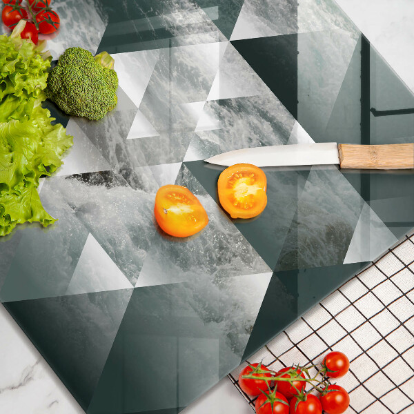 Work surface savers Triangles and water