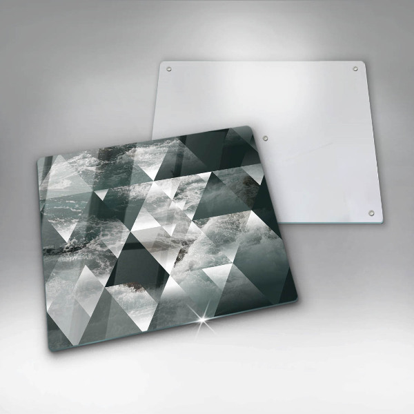 Work surface savers Triangles and water