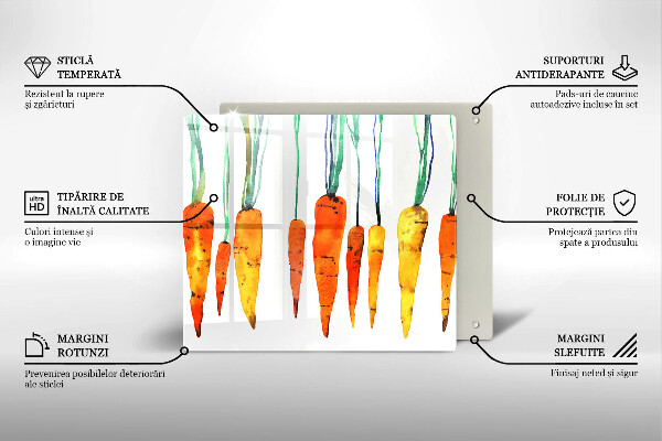 Work surface savers Carrot illustration
