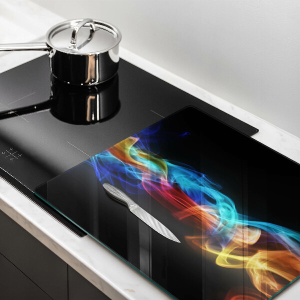 Work surface savers Colorful smoke