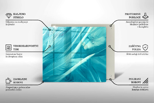 Work surface savers Delicate feathers