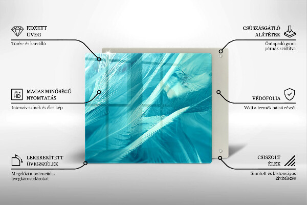 Work surface savers Delicate feathers