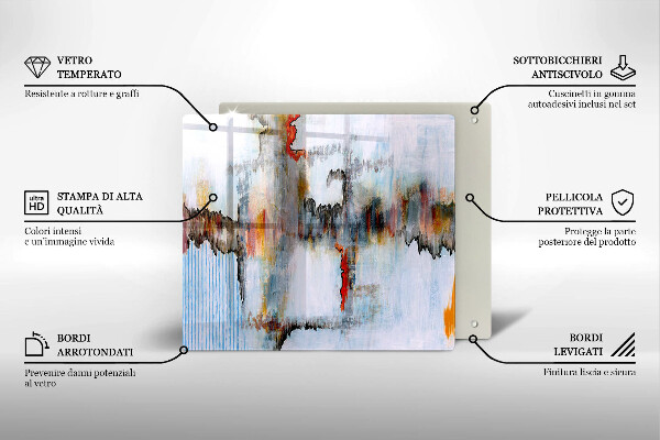 Work surface savers Paints abstraction