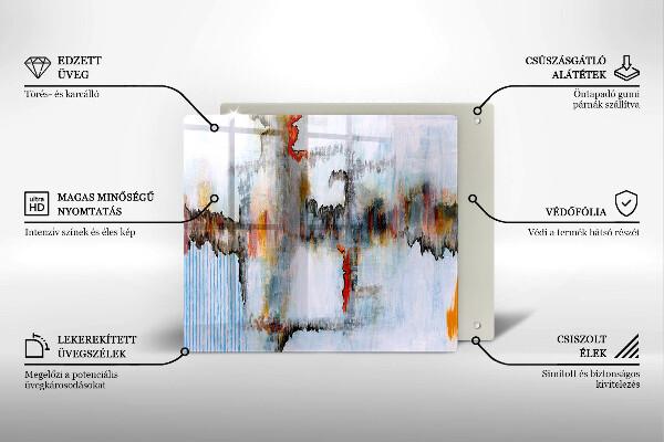 Work surface savers Paints abstraction