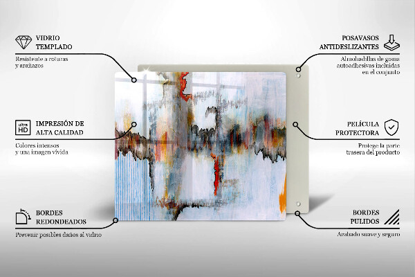 Work surface savers Paints abstraction