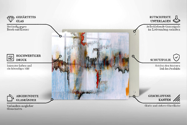 Work surface savers Paints abstraction